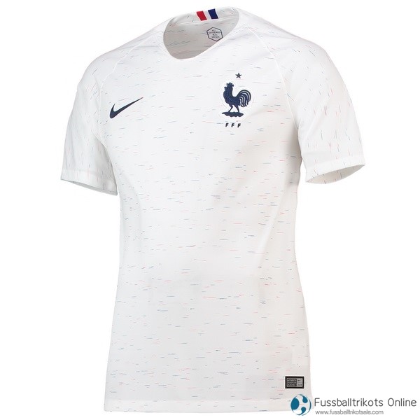 Frankreich Trikot Damen Auswarts 2018 Weiß Fussballtrikots Günstig